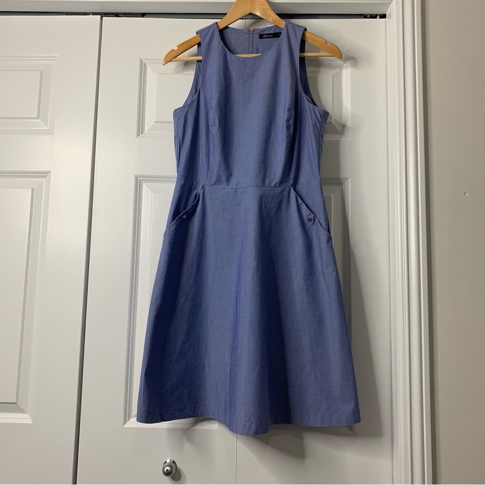 Reitmans Classic Blue Chambray A Line  Mini Dress Size 8